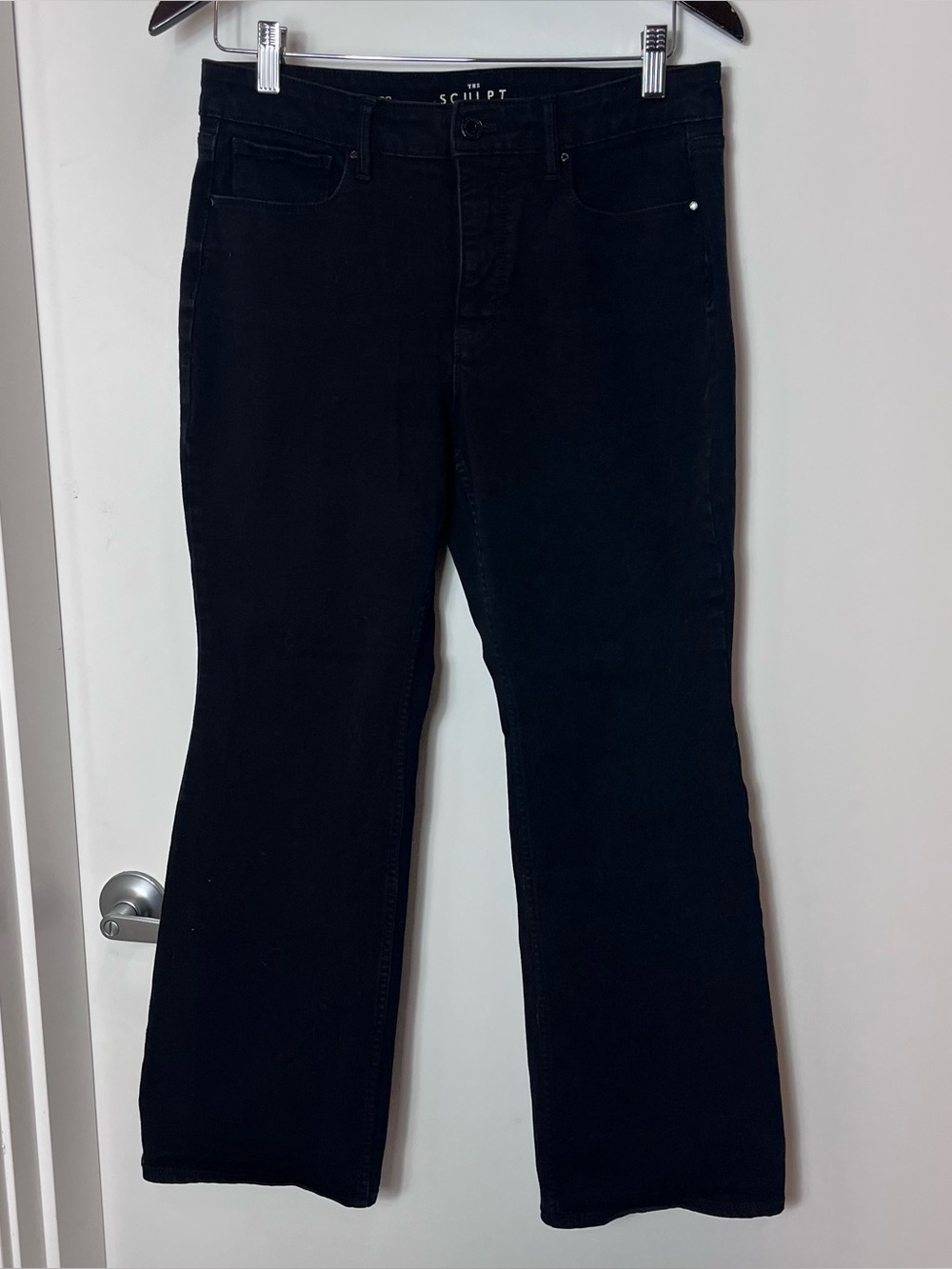 White House Black Market High-Rise Sculpt Skinny Flare Jeans Women's 8 Short